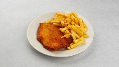 cordon bleu with fries